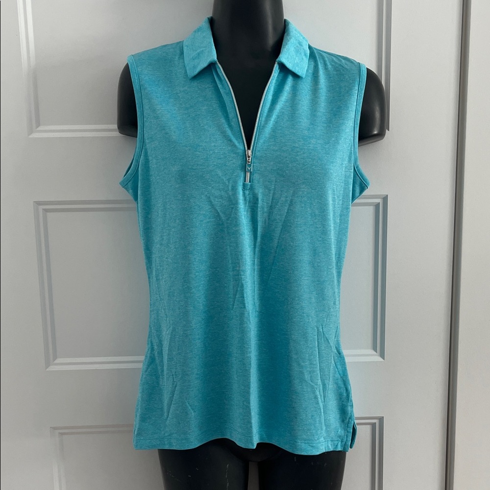 Callaway Teal Sleeveless Women's Tank Top